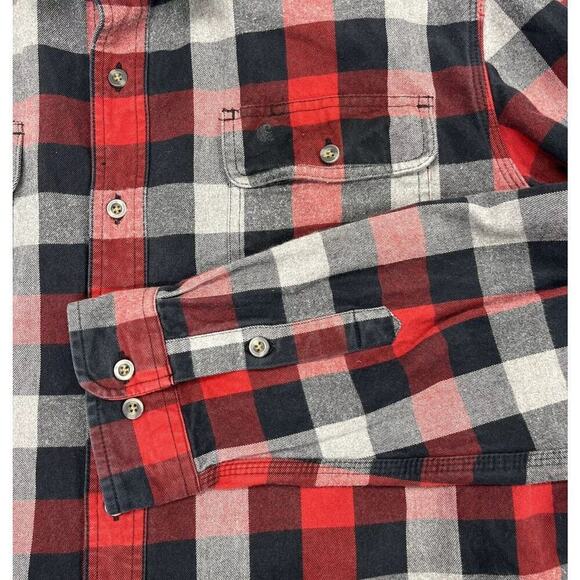 Carhartt Men’s Heavy Weight Flannel Long Sleeve Shirt XL Tall Original Fit - Picture 7 of 11